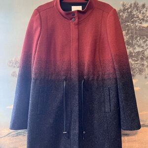 Ombré Wool Coat